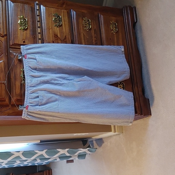 💜NWT Karen Scott Striped Cotton Capris - Picture 8 of 8